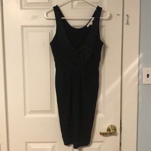 Charlotte Russe deep v-neck dress